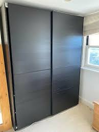 I note you are building them yourself. Pax Ikea Used Wardrobe Black Brown Mehamn Stained Ash 150 X 66 X 201 Cm 50 00 Picclick Uk