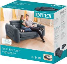 intex inflatable sofa bed double pull