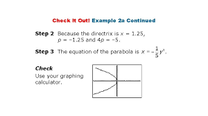 Parabola Warm Up 1 Given Solve For P