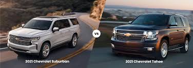 comparing the 2021 chevy tahoe vs