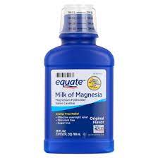 equate milk of magnesia saline laxative