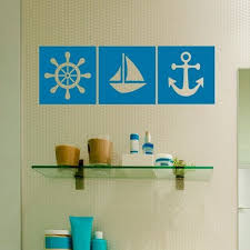 Nautical Themed Tiled Stickers