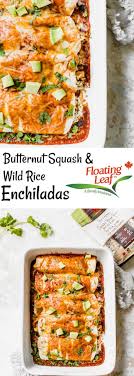 ernut squash wild rice enchiladas a tasty vegetarian recipe that s perfect for meatlessmonday