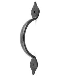 wrought iron spear door pull 5 1 2 inch