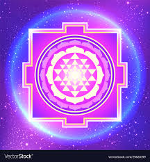 sri yantra or chakra form mystical