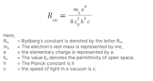 rydberg s constant meaning equation
