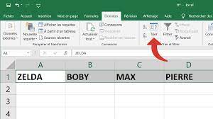 Comment trier les données d'une colonne ou d'une ligne sur Excel ?