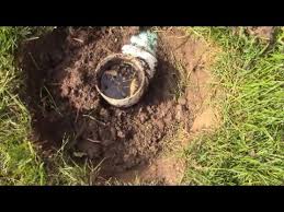 How to guide providing underground drainage help and advice and also looking at how to lay and install underground drainage pipes and systems, what you need to consider when installing or replacing drainage pipes, the different types of pipework available. Repair Underground Downspout Use T Fitting And French Drain Not U Youtube