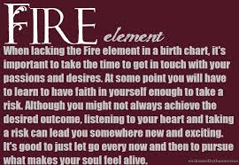 What It Means To Be Lacking The Fire Element In Your Birth