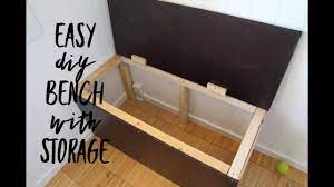 diy bench with storage you