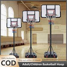 standard basketball hoop set for s