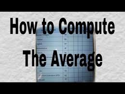 how to compute the average of card
