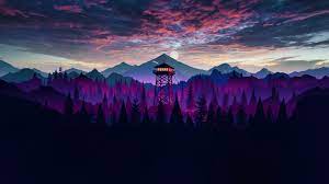 forest scenery watchtower firewatch