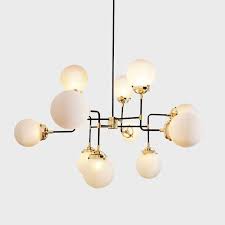 Large Modern Bistro Globe Chandelier