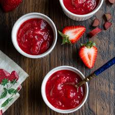 strawberry rhubarb refrigerator jam no
