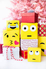 diy emoji gift wrap studio diy