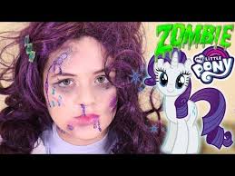 zombie my little pony rarity makeup