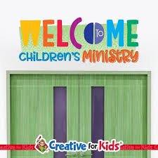Sunday School Decal Welcome To Children