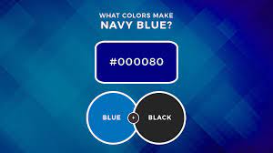 what colors make navy blue what two