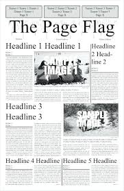 Front Page Newspaper Article Template Growinggarden Info