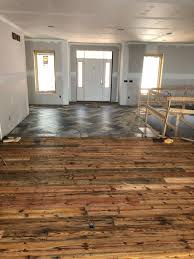 old reclaimed heart pine flooring