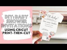 how to make diy baby shower invitations