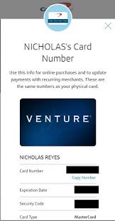 These numbers identify the institution that issued the card. Capital One Lets You See Your Credit Card Number Online