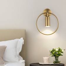 Modern Wall Light Led Indoor Gold Ring