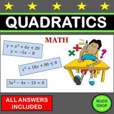 solving quadratic equations and
