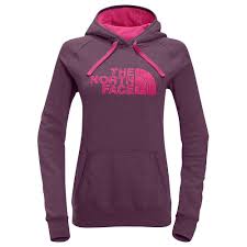 The North Face Women's Avalon Half Dome Waffle Hoodie Amaranth Purple L