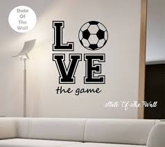 Soccer Wall Decal Love The Game Sticker