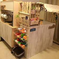 リビング 3歳娘 おままごとキッチンdiy お店屋さんdiy お店屋さん などのインテリア実例 2016 07 26 09 35 49 roomclip ルームクリップ ikeaのプレイキッチン おままごとキッチン キッチン diy