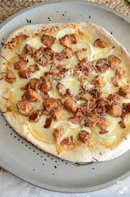 Teriyaki Chicken Pizza Foods Of Our Lives Recipe Chicken Pizza  gambar png