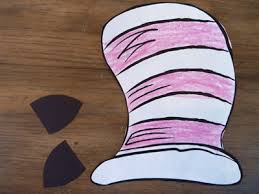 The cat in the hat name puzzle craft for kids. Dr Seuss Cat In The Hat Bow Tie And Hat Craft Kidssoup