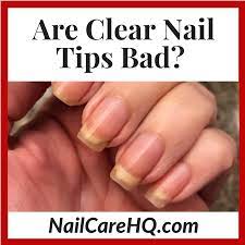 clear fingernails health issues