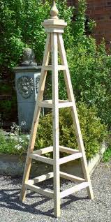 Wooden Garden Obelisk