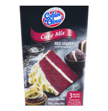Red colour chocolate cake mix. Golden Cloud Cake Mix Red Velvet 1 X 650g Reviews Online Pricecheck