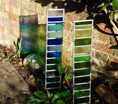 Abstract Design Garden Glass Panels