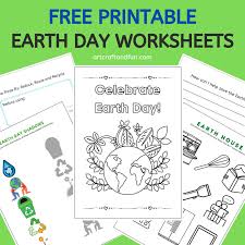 free printable earth day worksheets pack