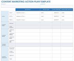 free marketing action plan templates