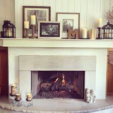 Fireplace Mantle With Flameless Candles