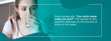 is sulfur water safe treating sulfur