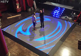 led dance floor solutions and case show