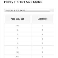 Lacoste Polo Shirt Size Chart Sale Up To 48 Discounts