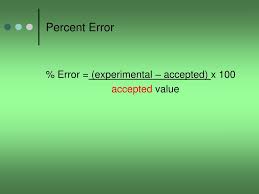 ppt percent error p 38 powerpoint