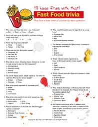 If you paid attention in history class, you might have a shot at a few of these answers. Food Trivia Party Game