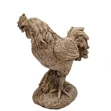 rooster magnesium garden statue