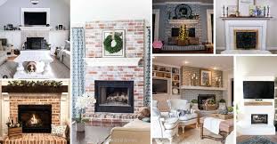 25 Best Brick Fireplace Ideas And