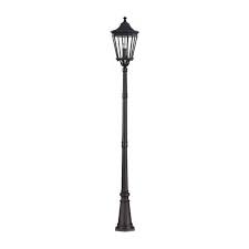 Tall Black Outdoor Lamp Post Light