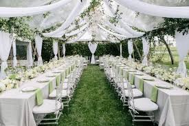 Outdoor Wedding Reception On A Budget
